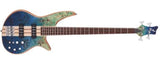 Jackson Guitars - Pro Series Spectra Bass SBP IV, Caramelized Jatoba Fingerboard - Caribbean Blue