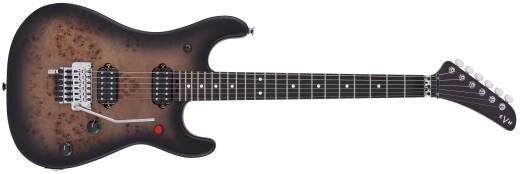 EVH - Série 5150 Deluxe en loupe de peuplier, touche en ébène - Black Burst