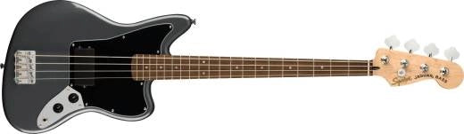 Squier - Affinity Series Jaguar Bass H, touche en laurier - Charcoal Frost Metallic