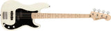 Squier - Affinity Series Precision Bass PJ, touche en érable - Blanc olympique