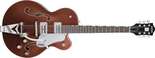 Gretsch Guitars - G6118T Players Edition Anniversary Hollow Body with String-Thru Bigsby - Two-Tone Copper Metallic/Sahara Metallic