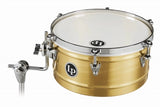 Percussions latines - Timbales en laiton de 13 pouces avec accessoires chromés et support de fixation