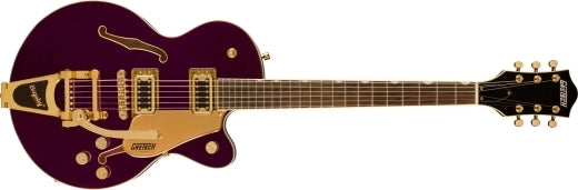 Guitares Gretsch - G5655TG Electromatic Center Block Jr. Single-Cut avec Bigsby et accastillage doré, touche en laurier - Améthyste