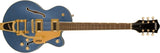 Gretsch Guitars - G5655TG Electromatic Center Block Jr. Single-Cut with Bigsby and Gold Hardware, Laurel Fingerboard - Cerulean Smoke