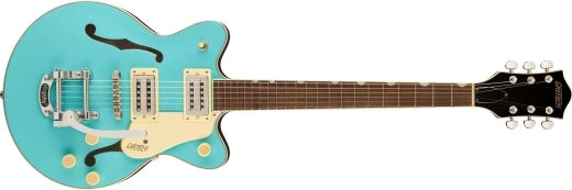 Guitares Gretsch - Guitare G2655T Streamliner Center Block Jr. Double Cut avec Bigsby et touche en laurier - Tropico