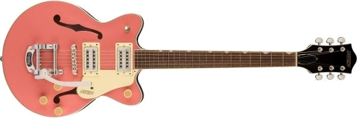 Guitares Gretsch - Guitare G2655T Streamliner Center Block Jr. Double Cut avec Bigsby, touche Laurel - Corail