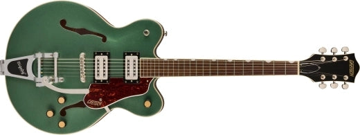 Guitares Gretsch - Guitare G2622T Streamliner Center Block Double Cut avec Bigsby, touche en laurier - Micros BroadTron BT-3S - Steel Olive