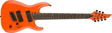 Jackson Guitars - Série Pro Plus DK Modern HT7 MS, touche ébène - Satin Orange Crush
