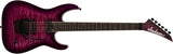 Jackson Guitars - Série Pro Plus Dinky DKAQ, touche ébène - Violet transparent éclatant