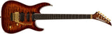 Jackson Guitars - Série Pro Plus Soloist SLA3Q, touche en ébène - Ambre Tiger Eye