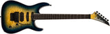 Jackson Guitars - Série Pro Plus Soloist SLA3Q, touche ébène - Amber Blue Burst
