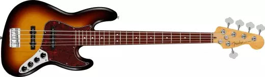 Fender - Player II Modified Active Jazz Bass V, touche palissandre - Sunburst 3 tons