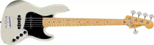 Fender - Player II Modified Active Jazz Bass V, touche en érable - Olympic Pearl