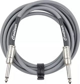 Câble d'instrument Fender Contour 10 - Argent Inca