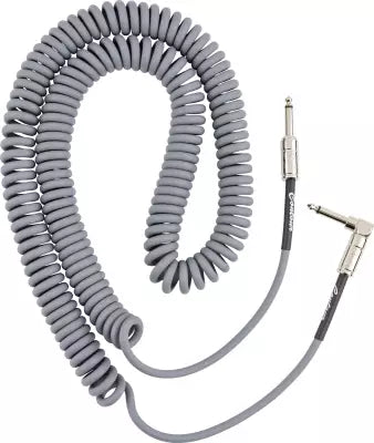 Fender - Contour 30 Coiled Cable, Straight/Angle - Inca Silver