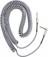 Câble spiralé Fender Contour 30, droit/coudé - Argent Inca