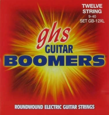 Cordes GHS - Guitare électrique 12 cordes Boomers Roundwound - Extra Light