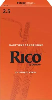 Anches de saxophone baryton RICO de D'Addario - RLA2525 - 2 1/2