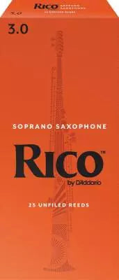 Anches de saxophone soprano RICO by DAddario - RIA2530 - Lot de 3