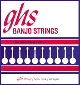 Cordes GHS - Cordes pour banjo ténor léger en bronze phosphoreux (extrémité bouclée)