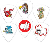 Dunlop - Frank Kozik - Lot de 6 médiators - 1,00 mm