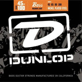 Dunlop - Jeu de basse 4 cordes nickelé - Medium-Light (45-100)