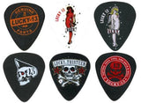 Dunlop - Assortiment Lucky 13 Picks Player Pack (6 paquets) - 0,73 mm