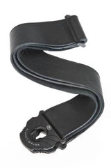 D'Addario - Sangle de guitare en cuir Planet Lock - Noire