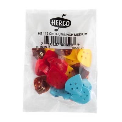 Herco - Médiators pour pouce, taille moyenne (24)