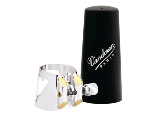 Vandoren - Ligature optimale pour clarinette basse - Plaqué argent