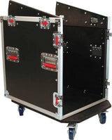 Gator - Rack de console audio de route 12U supérieur et 12U latéral