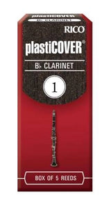 Anches de clarinette en si bémol Plasticover, force 1.0, paquet de 5