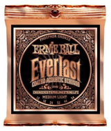 Cordes de guitare Ernie Ball Everlast avec revêtement phosphoreux - Medium Light