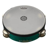 Remo - Valencia Tambourine Gospel Church Tambourine - Aqua, 10