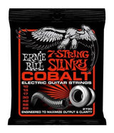 Cordes de guitare Ernie Ball Cobalt 7 cordes - Fine Top Heavy Bottom .010-.062