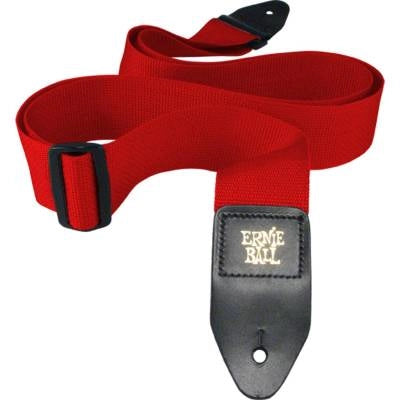 Sangle de guitare Ernie Ball en polypropylène rouge