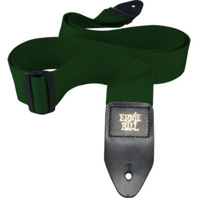 Sangle de guitare Ernie Ball en polypropylène - Vert forêt