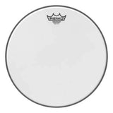 Peau de batterie Remo - Ambassador en daim blanc, 13 pouces