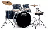 Mapex - Batterie Tornado 5 pièces (20", 10", 12", 14", grosse caisse) avec cymbales et accessoires - Bleu