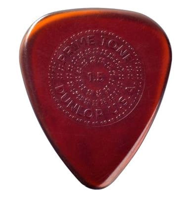 Dunlop - Primetone Standard  Sculpted With Grip Plectra Picks Refill (12 Pack) - 1.3mm