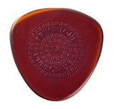 Dunlop - Primetone Recharges de médiators semi-ronds avec grip sculpté (paquet de 12) - 1,3 mm