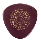 Dunlop - Primetone Recharges de médiators semi-ronds sculptés (paquet de 12) - 1,3 mm