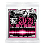 Cordes de guitare Ernie Ball M-Steel Slinky - Super .009-.042