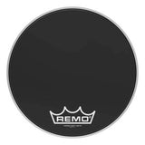 Remo - Powermax Ebony Crimplock Bass Drumhead, 16