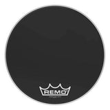 Remo - Powermax Ebony Crimplock Bass Drumhead, 18