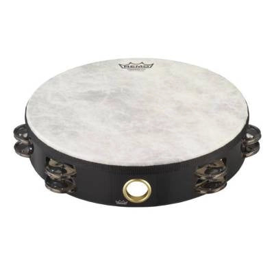 Remo - Fiberskyn Tambourin - Quadura Noir, 10