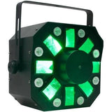 Projecteur LED 3-en-1 American DJ - DMX avec 6 stroboscopes laser RGBWYP de 5 W