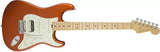 Fender - American Elite Stratocaster HSS Shawbucker, touche en érable, finition Autumn Blaze Metallic