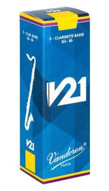Anches pour clarinette basse Vandoren - V21 (5/boîte) - 4,5