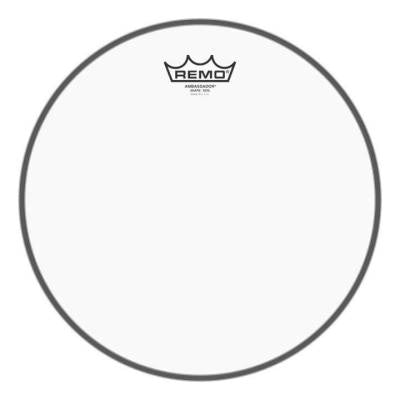 Peau de caisse claire Remo Ambassador Clear sans collerette, 12 pouces